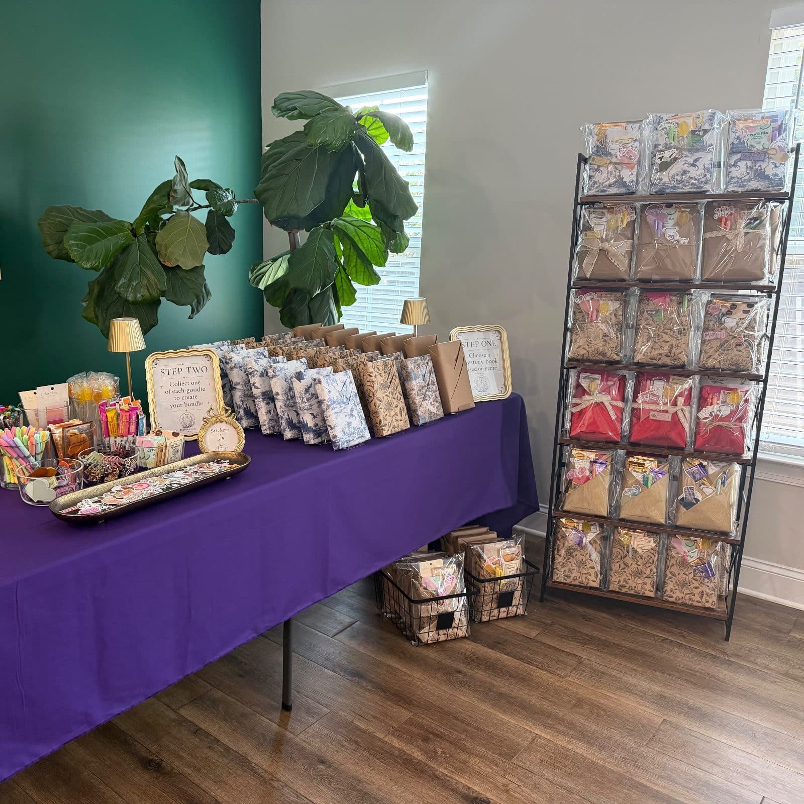 The Tropes and Lore stall at an in-person market
