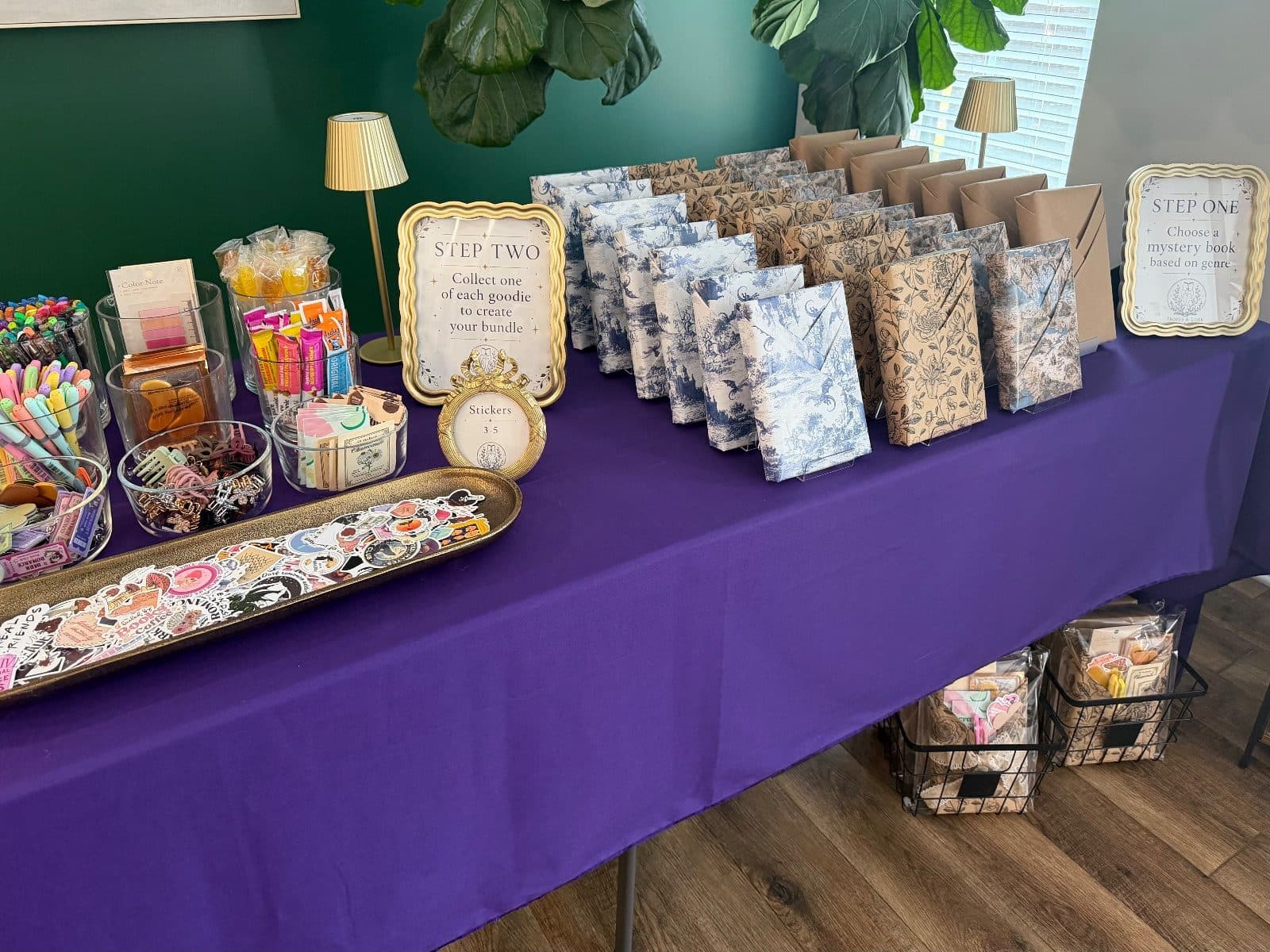 The Tropes and Lore stall at an in-person market